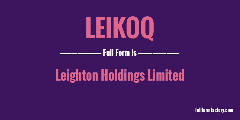 leikoq-full-form