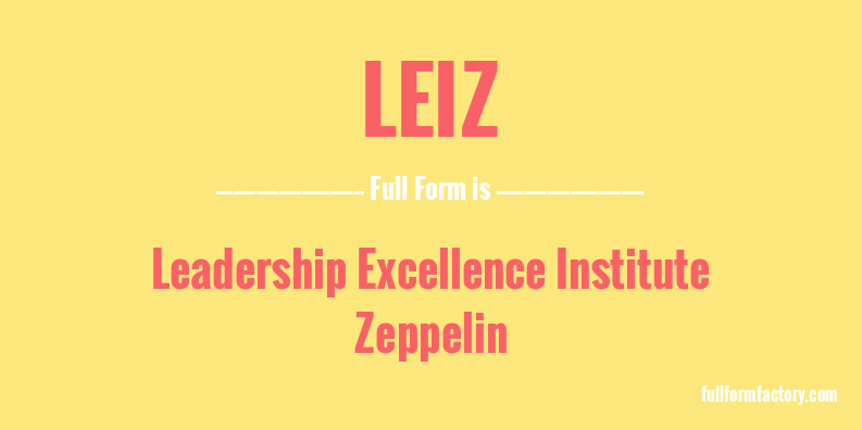 leiz-full-form
