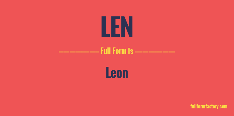 len-full-form