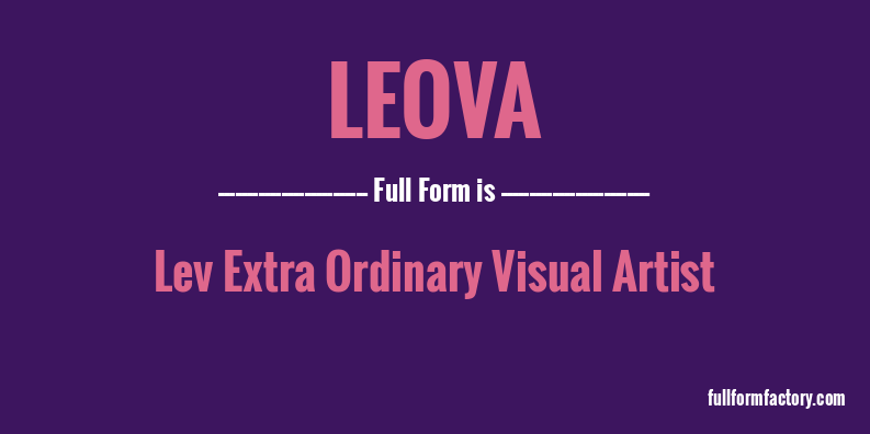 leova-full-form
