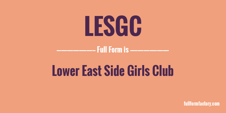 lesgc-full-form