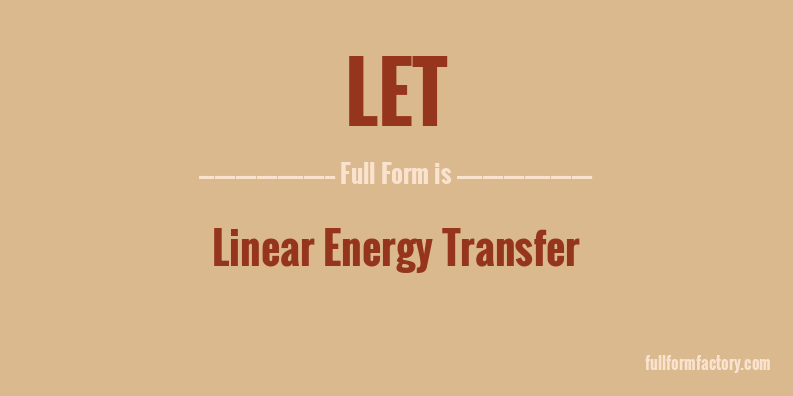 let-full-form