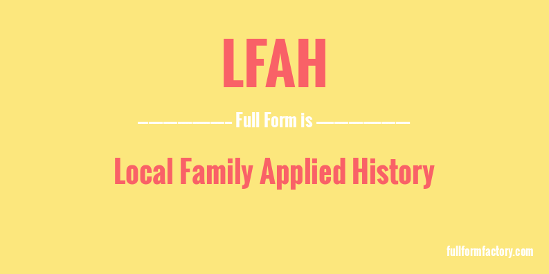 lfah-full-form