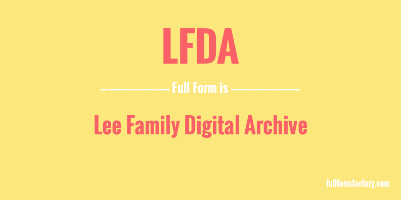 lfda-full-form