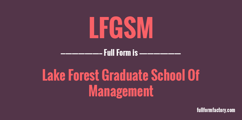 lfgsm-full-form