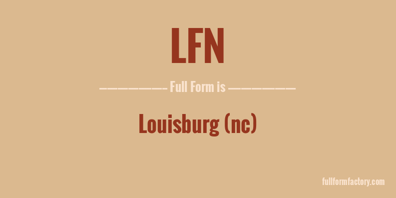 lfn-full-form