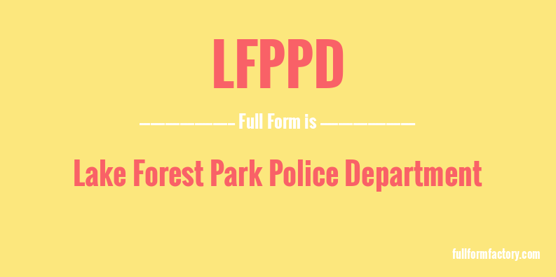 lfppd-full-form