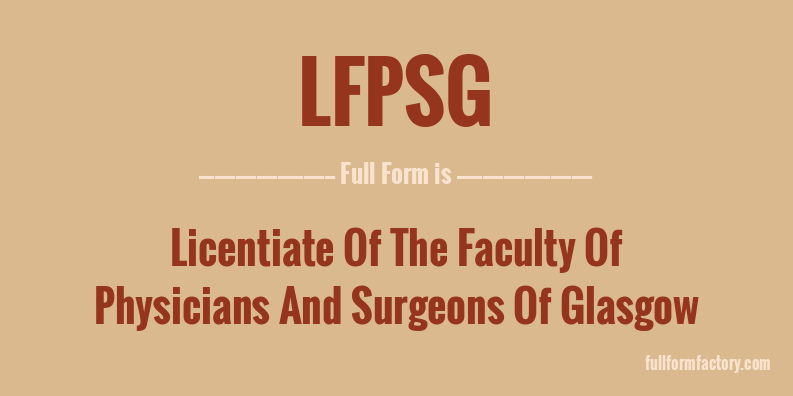 lfpsg-full-form