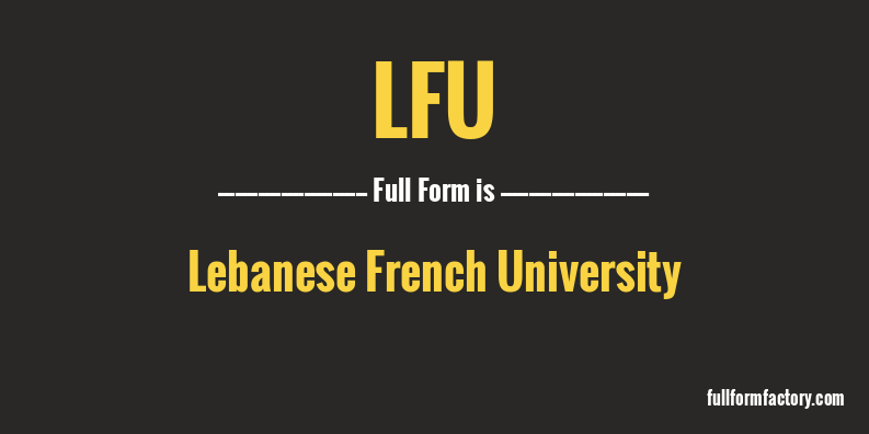 lfu-full-form