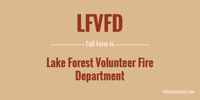 lfvfd-full-form