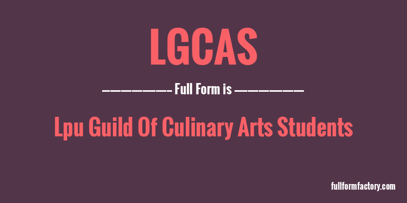 lgcas-full-form