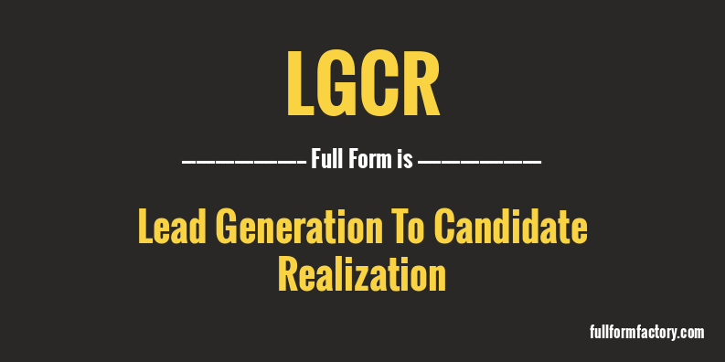 lgcr-full-form