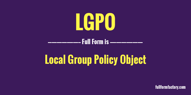 lgpo-full-form