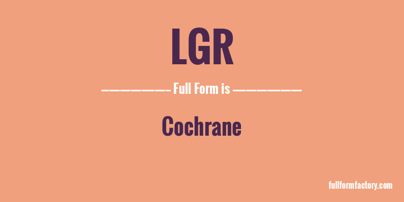 lgr-full-form