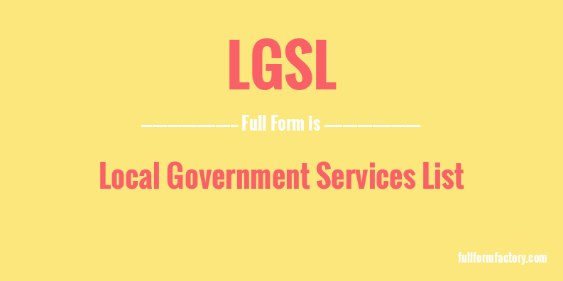 lgsl-full-form