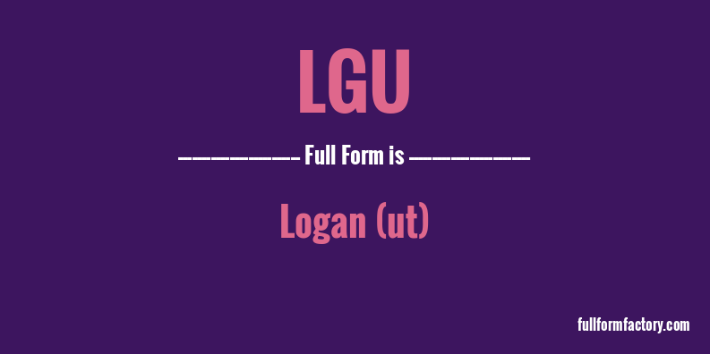 lgu-full-form
