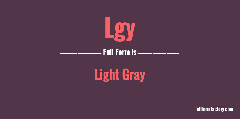 lgy-full-form
