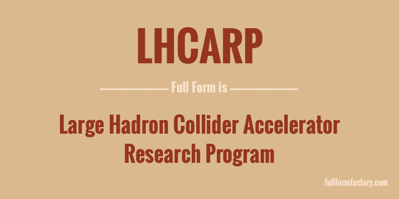lhcarp-full-form