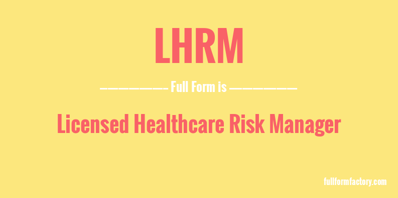 lhrm-full-form