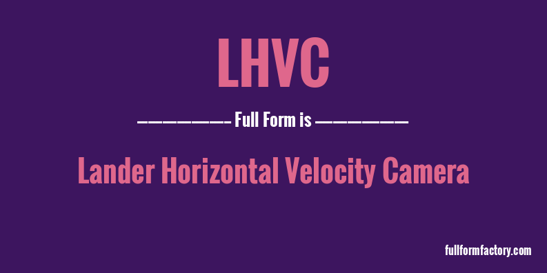 lhvc-full-form