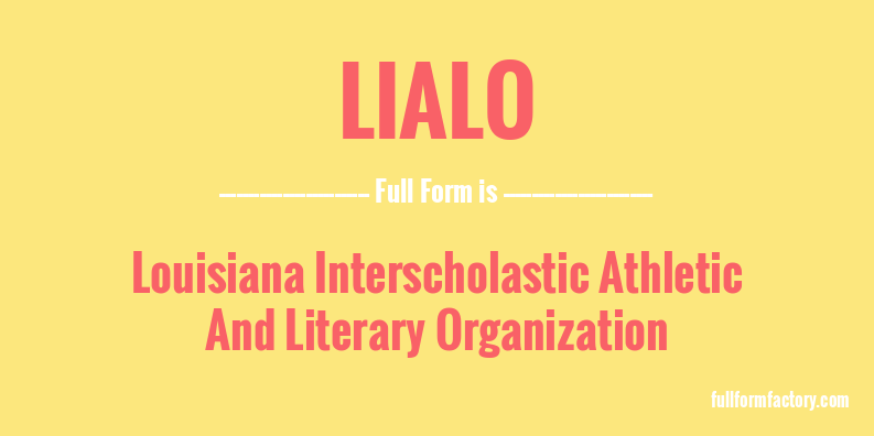 lialo-full-form