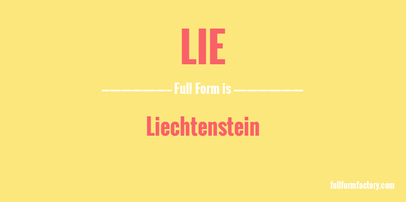 lie-full-form