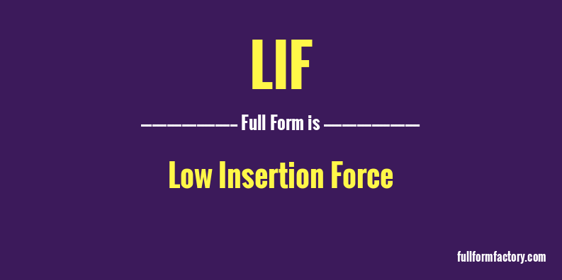 lif-full-form