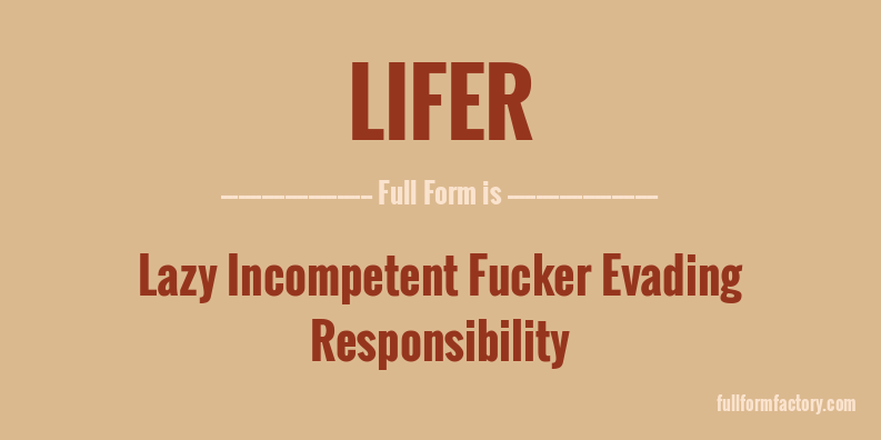 lifer-full-form