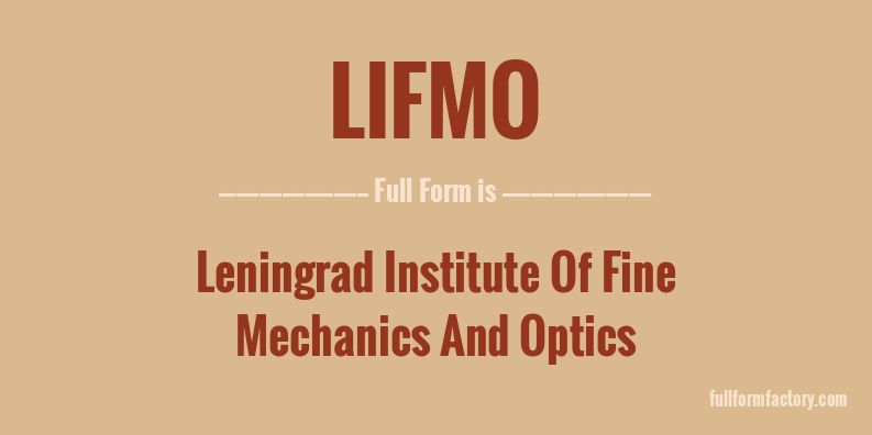 lifmo-full-form