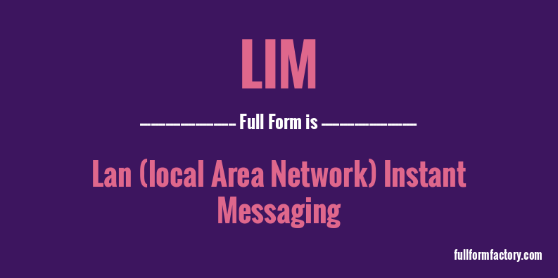 lim-full-form