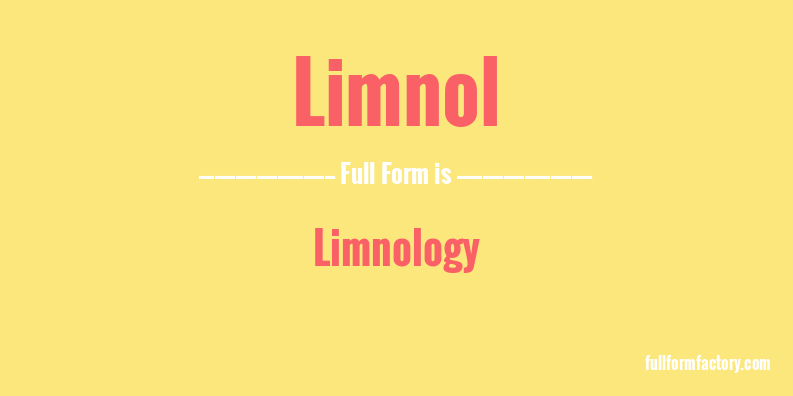 limnol-full-form