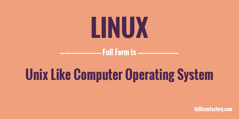 linux-full-form