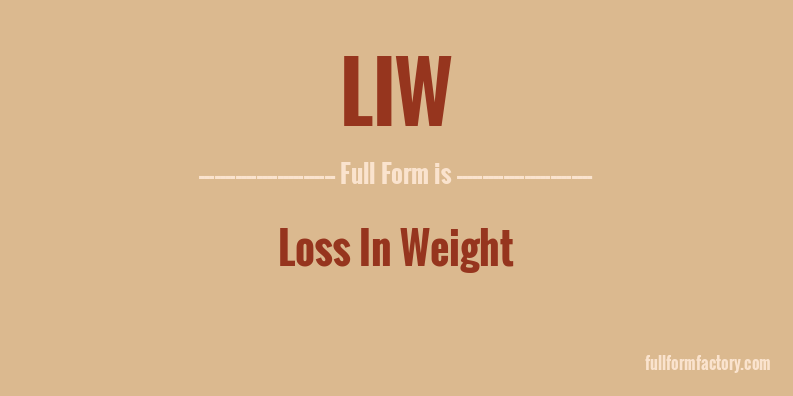 liw-full-form