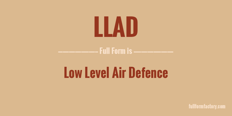 llad-full-form