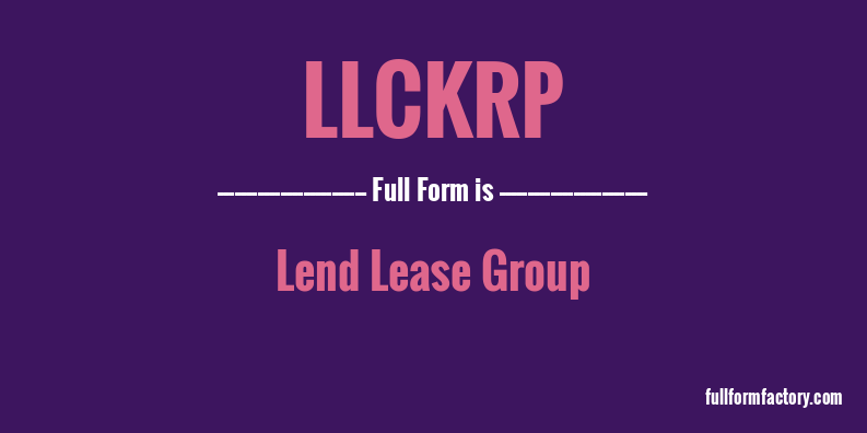 llckrp-full-form
