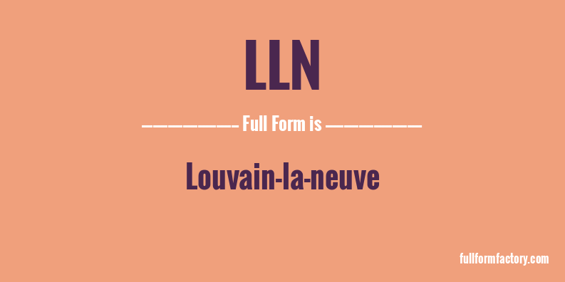 lln-full-form