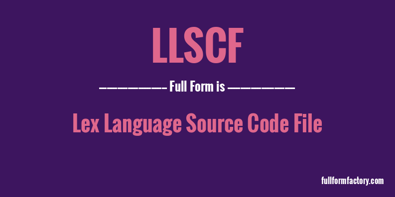 llscf-full-form