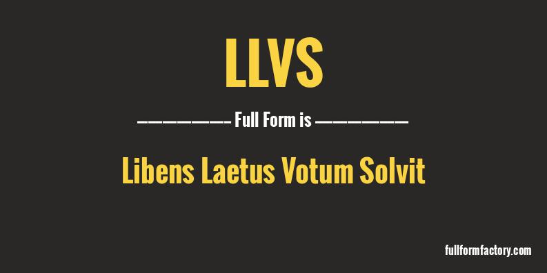 llvs-full-form