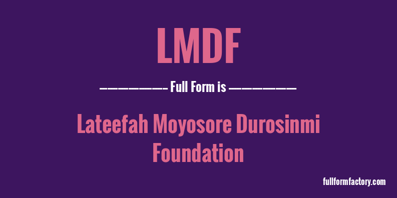 lmdf-full-form