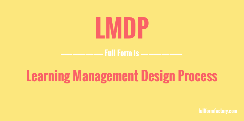 lmdp-full-form