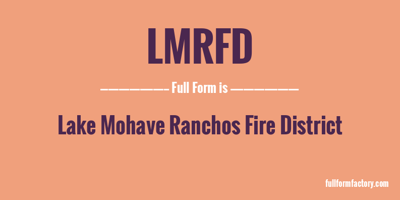 lmrfd-full-form