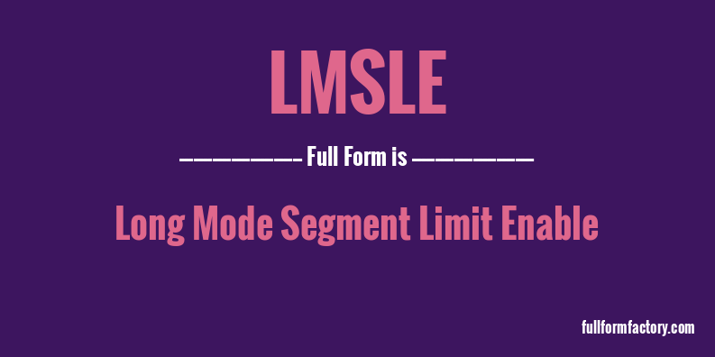 lmsle-full-form