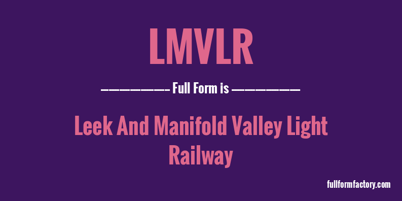 lmvlr-full-form