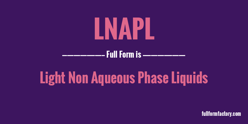 lnapl-full-form