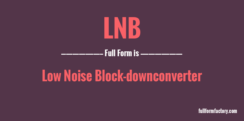 lnb-full-form