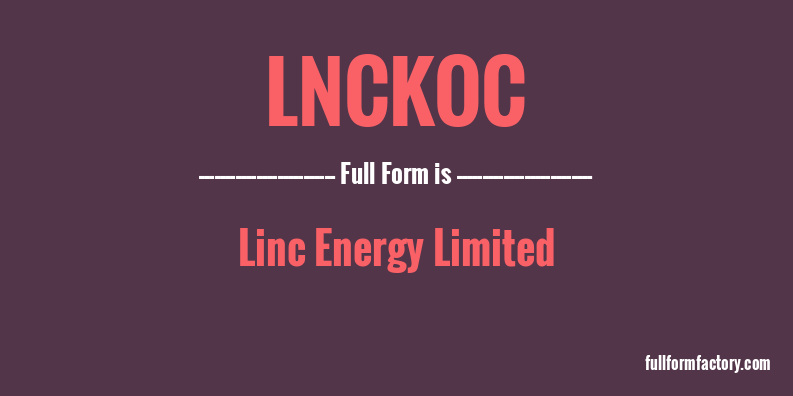 lnckoc-full-form