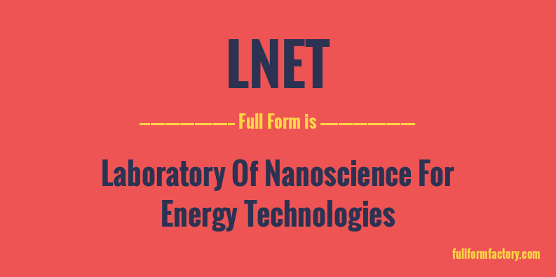 lnet-full-form