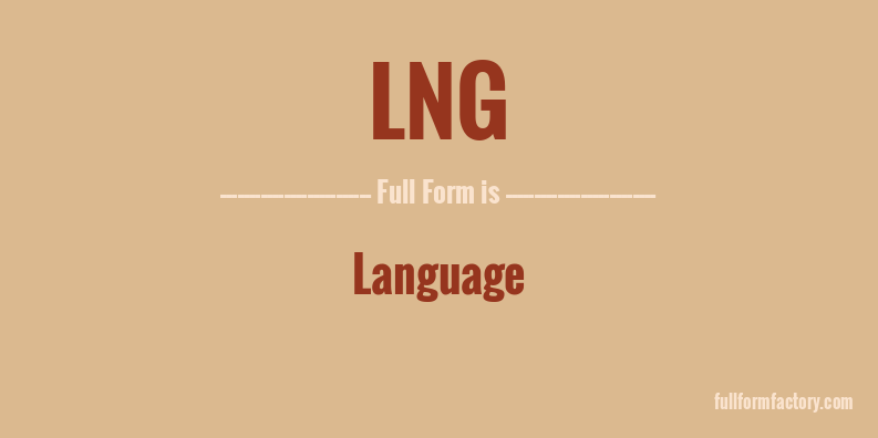 lng-full-form