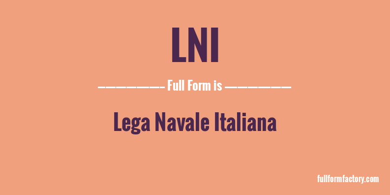 lni-full-form
