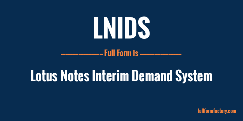 lnids-full-form